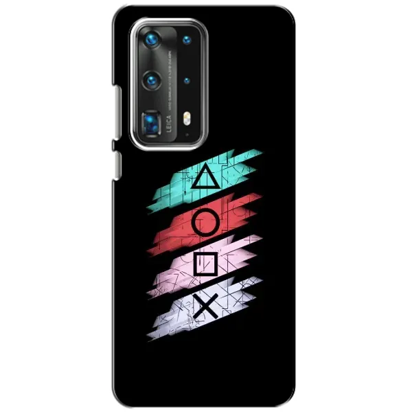 Чехол с рисунком «Значки Sony» для Huawei P40 Чехол с рисунком «Значки Sony» для Huawei P40