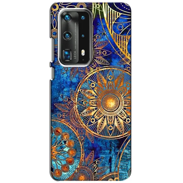 Чехол с рисунком «Золотые узоры» для Huawei P40