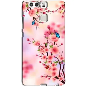 Чохол з картинкою Сакури на Huawei P9 (Метелики на сакурі)