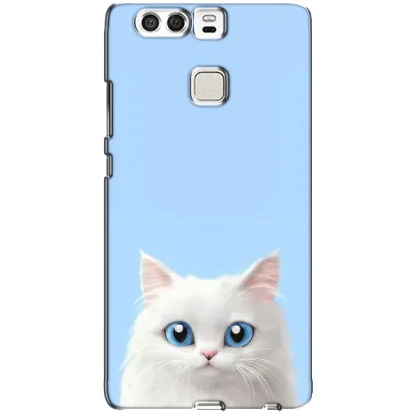 Чехол с рисунком «Белый кот» для Huawei P9 Чехол с рисунком «Белый кот» для Huawei P9