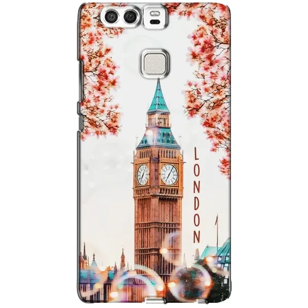 Чехол с рисунком «Часы Лондон» для Huawei P9