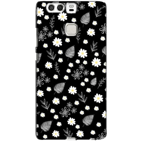 Чехол с рисунком «цветение на чорном» для Huawei P9 Чехол с рисунком «цветение на чорном» для Huawei P9
