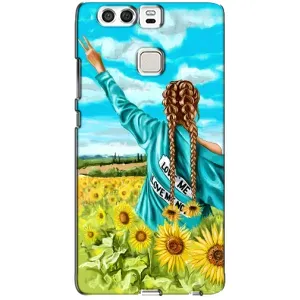 Чохол Стильні дівчата на Huawei P9 (Дівчина на полі)