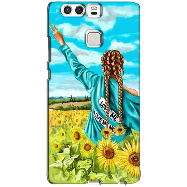 Чехол с рисунком «Девушка на поле» для Huawei P9 Чехол с рисунком «Девушка на поле» для Huawei P9