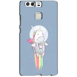 Чехол Unicorn на Huawei P9 (Единорог космонавт)