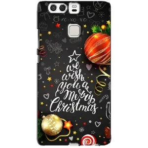 Чехол Новогодняя Елка на Huawei P9