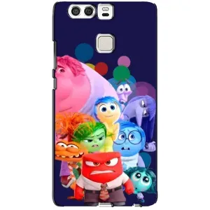 Чехол Головоломка для Huawei P9 - (AlphaPrint) (Герои головоломки)