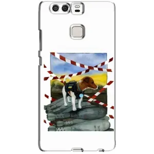 Чехол с принтом Собаки Патрон для Huawei P9 (Храбрый Патрон)