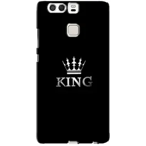 Чохол (Корона на чорному фоні) для Хуавей П9 (KING)