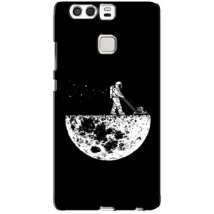 Силиконовый Чехол с принтом "Космонавты" на Huawei P9 (Космонавт)