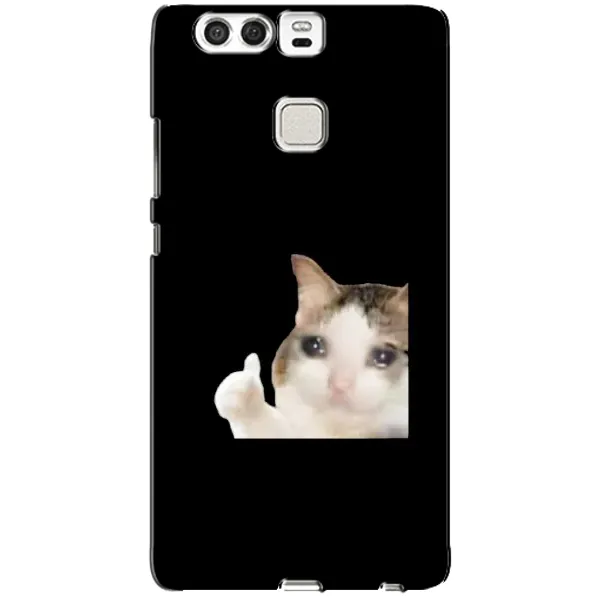 Чехол с рисунком «Кот в слезах» для Huawei P9 Чехол с рисунком «Кот в слезах» для Huawei P9