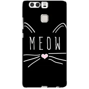 Бампер с изображением Котиков для Хуавей П9 (КОТИК MEOW)