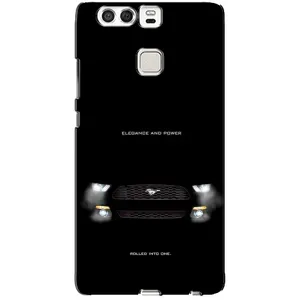 Чохли з тематикою "Круті машини" на Huawei P9 (Чорний Land Rover)