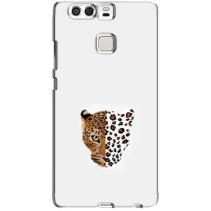 Чохол з леопардовим принтом на Huawei P9 (Леопард на білому)