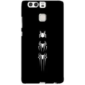 Чехол Супергерой Человека Паука на Huawei P9 (Лого паука)