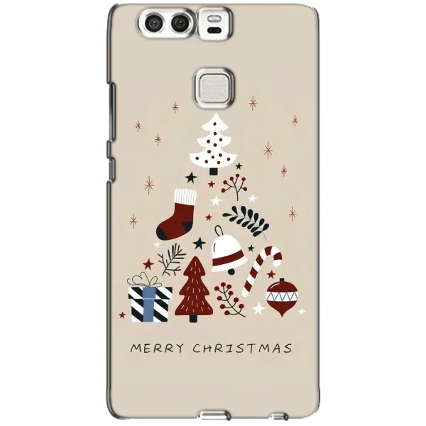 Чехол с рисунком «Merry Christmas» для Huawei P9