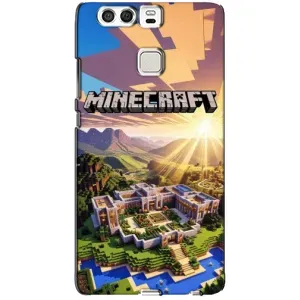 Чехол майнкрафт для Huawei P9 (MINECRAFT)