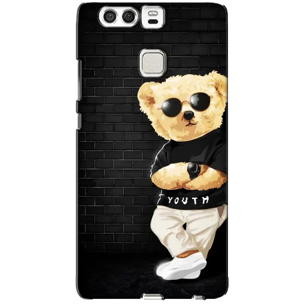 Чохол з малюнком «Мішка в окулярах» для Huawei P9