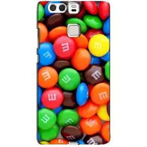 Чехол с изображением  вкусной еды для Huawei P9 (Разноцветные M&M'S)