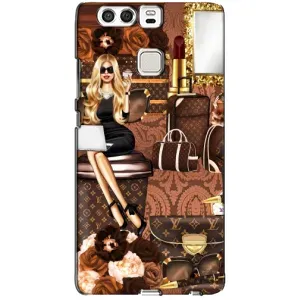 Чехол Стиль Louis Vuitton на Huawei P9 (Мода Луи Виттон)