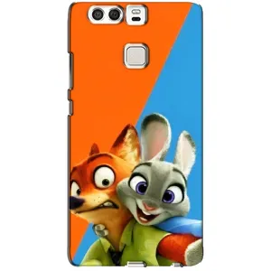Чехлы ЗВЕРОПОЛИС для Huawei P9 (Ник и Хопс)