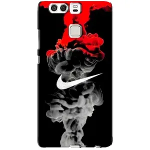 Силиконовый Чехол на Huawei P9 с картинкой Nike (Nike дым)