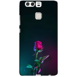 Чохли з принтом Троянд для Huawei P9 (Нічна троянда)