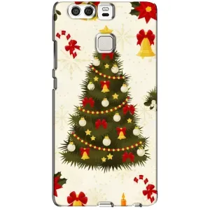 Чохол новорічна ялинка на Huawei P9 (Новорічний принт)