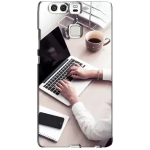 Силиконовый бампер (Работники) на Huawei P9 (Офисный работник)