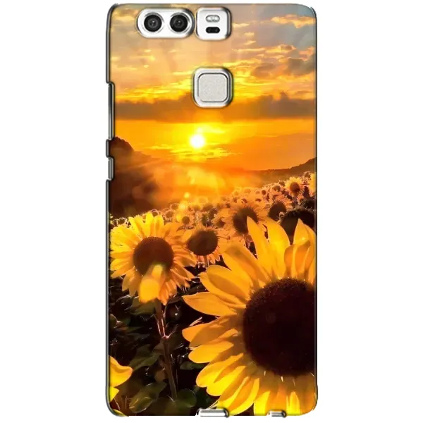 Чехол с рисунком «поле подсолнухов» для Huawei P9