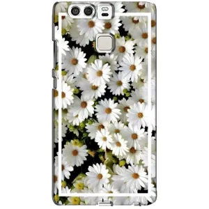 Чохол з ромашками на Huawei P9 (Рамка в ромашках)
