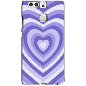 Чохли з тематикою "Маленькі Сердчеки" на Huawei P9 (Серце фіолет)