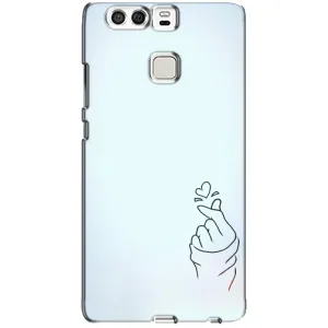 Чохол (Знак сердечка) для Huawei P9 (Сердечко на блакитному)