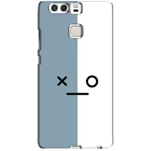 Чехол с рисунком «Серо-белый» для Huawei P9