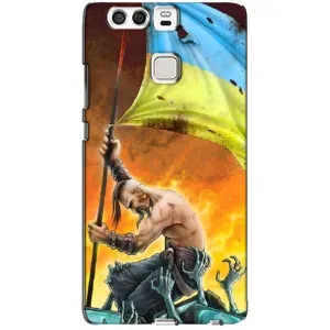 Чехол с картинкой (Патриотический КОЗАК) на Huawei P9 (Сильный Козак)
