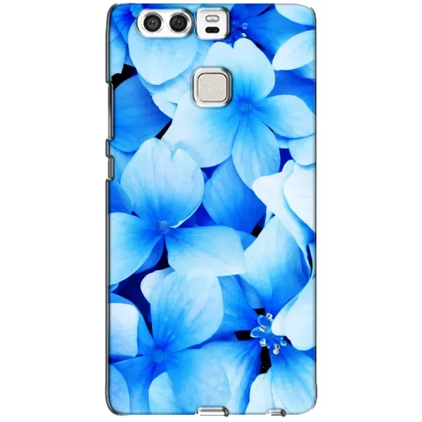 Чехол с рисунком «Синие цветы» для Huawei P9 Чехол с рисунком «Синие цветы» для Huawei P9