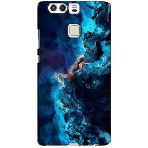 Чехол с рисунком «Синий мрамор» для Huawei P9 Чехол с рисунком «Синий мрамор» для Huawei P9