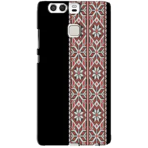 Силиконовый Чехол на Huawei P9 с картинкой Вышиванки (Стильная вишиванка)