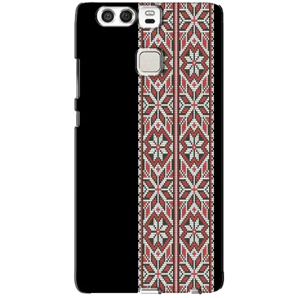 Чехол с рисунком «Стильная вишиванка» для Huawei P9