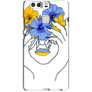 Чехол на Huawei P9 Украинский дизайн (Украинка на всю голову)