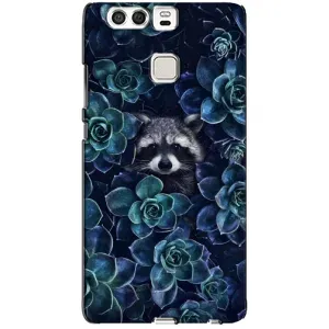 Силиконовый Чехол с Енотами на Huawei P9 (В цветах)
