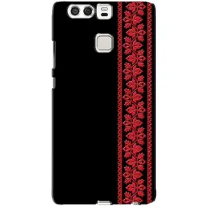 Силиконовый Чехол на Huawei P9 с картинкой Вышиванки