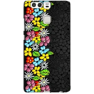 Чохол з Квітами для Huawei P9 (Яскраві квіти)