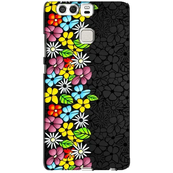 Чехол с рисунком «Яркие цветы» для Huawei P9