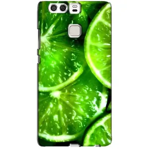 Чехол с изображением  вкусной еды для Huawei P9 (Яркий ЛАЙМ)