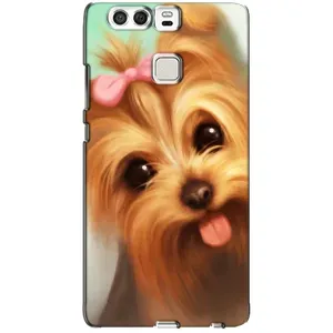 Чехол (ТПУ) Милые собачки для Huawei P9 (Йоршенский терьер)