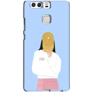 Силіконовый Чохол на Huawei P9 з картинкой Модных девушек (Жовта кепка)