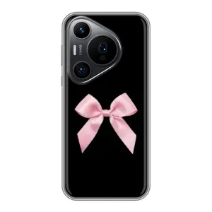Чехол банты для Huawei Pura 70 PRO (Бант на черном)