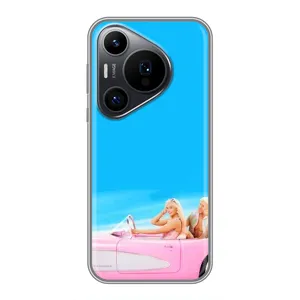 Силиконовый Чехол Барби Фильм на Huawei Pura 70 PRO (Барби и Кен)