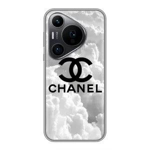 Чехол с Брендами одежды на Хuawei Пюра 70 ПРО (CHANEL)